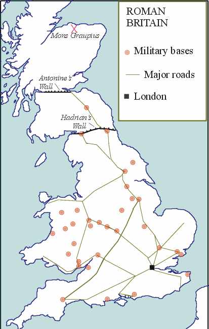 E-M35 E-V13 Roman Forts in Britain